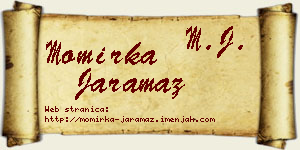 Momirka Jaramaz vizit kartica